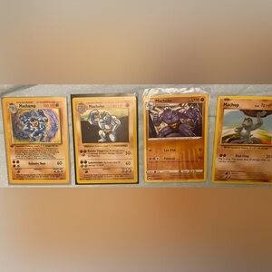 Trading Card Game Set - Machamp, Machoke, Machop